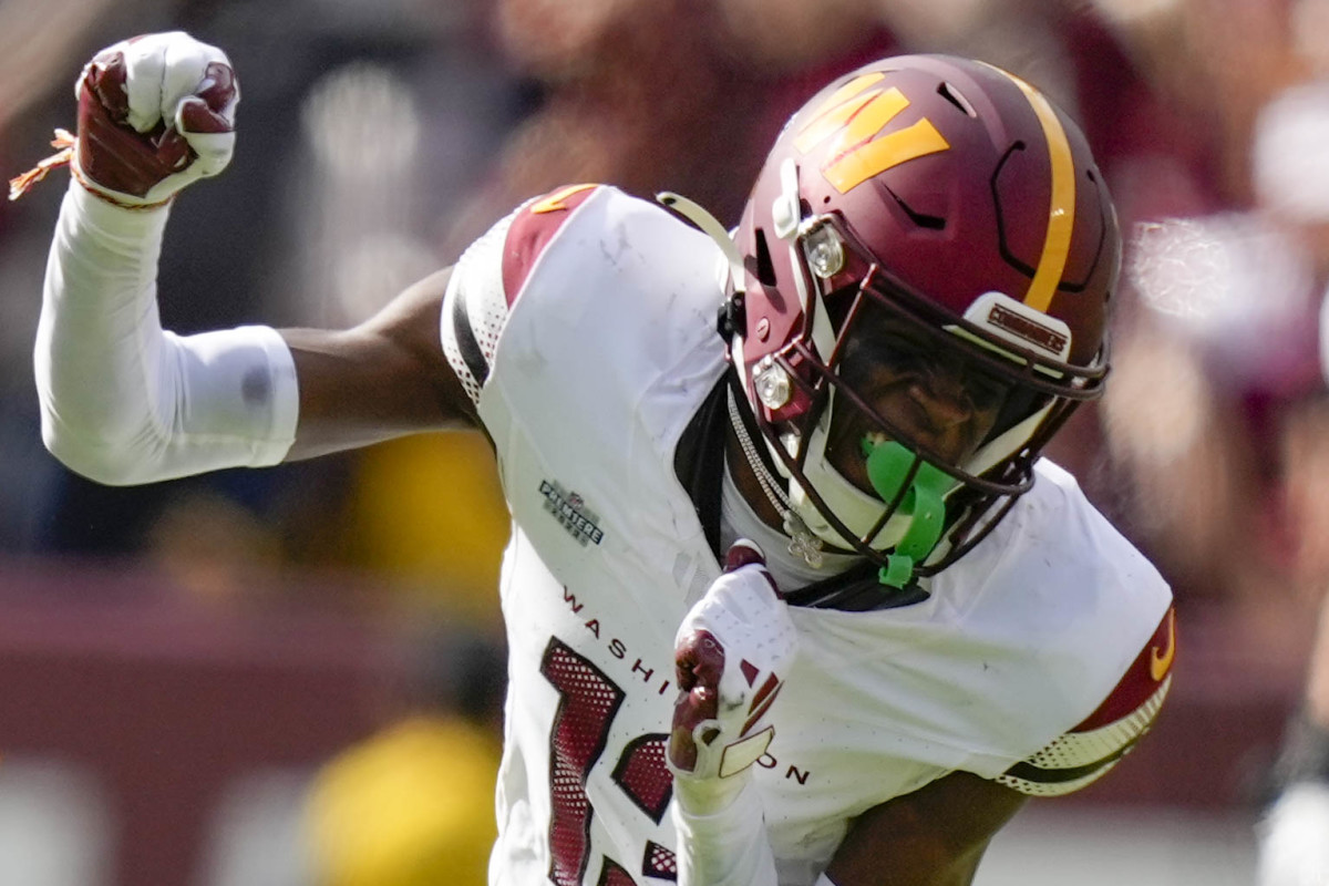 Washington Commanders cornerback Emmanuel Forbes has flashed in his rookie season.